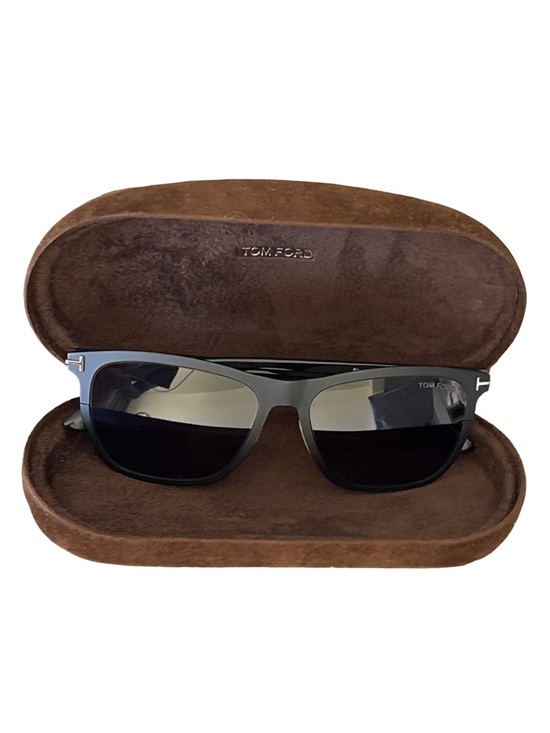 Tom Ford Alasdair Sunglasses Matte Black Metal Gray Lens TF Mens Womens - Picture 9 of 13